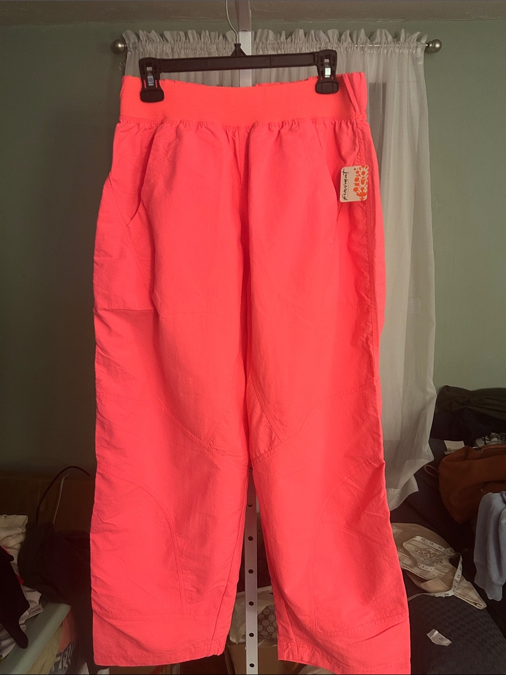 Free People Movement Fly By Night Pants in Neon Coral